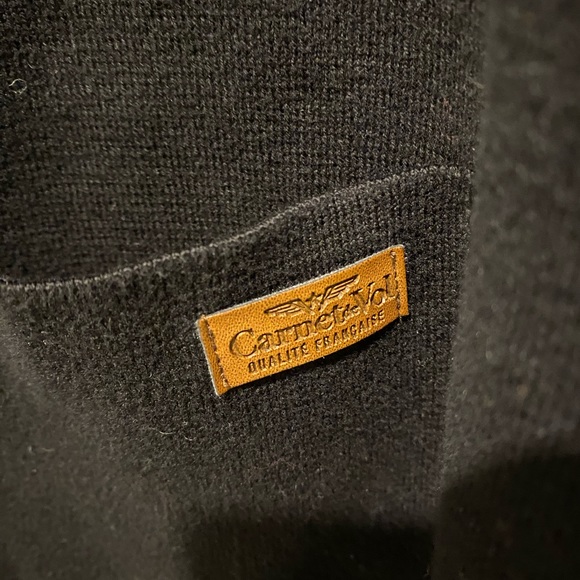 Throwback CARNET DE VOL 2-Button Cotton Knit Cardigan with Lapels - Mens M - Picture 3 of 9